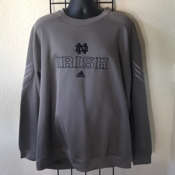 adidas Other - ADIDAS NOTRE DAME Sideline SWEATSHIRT XXL